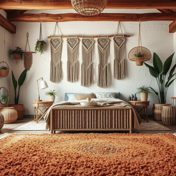 Earthy Tone Boho Bedroom Decor for a Natural Feel: How to Create a Calming Sanctuary at Home